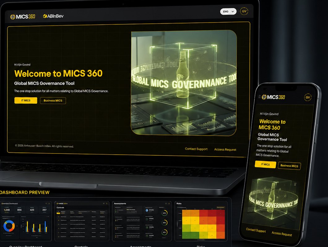 MICS 360, AB InBev · Enterprise application